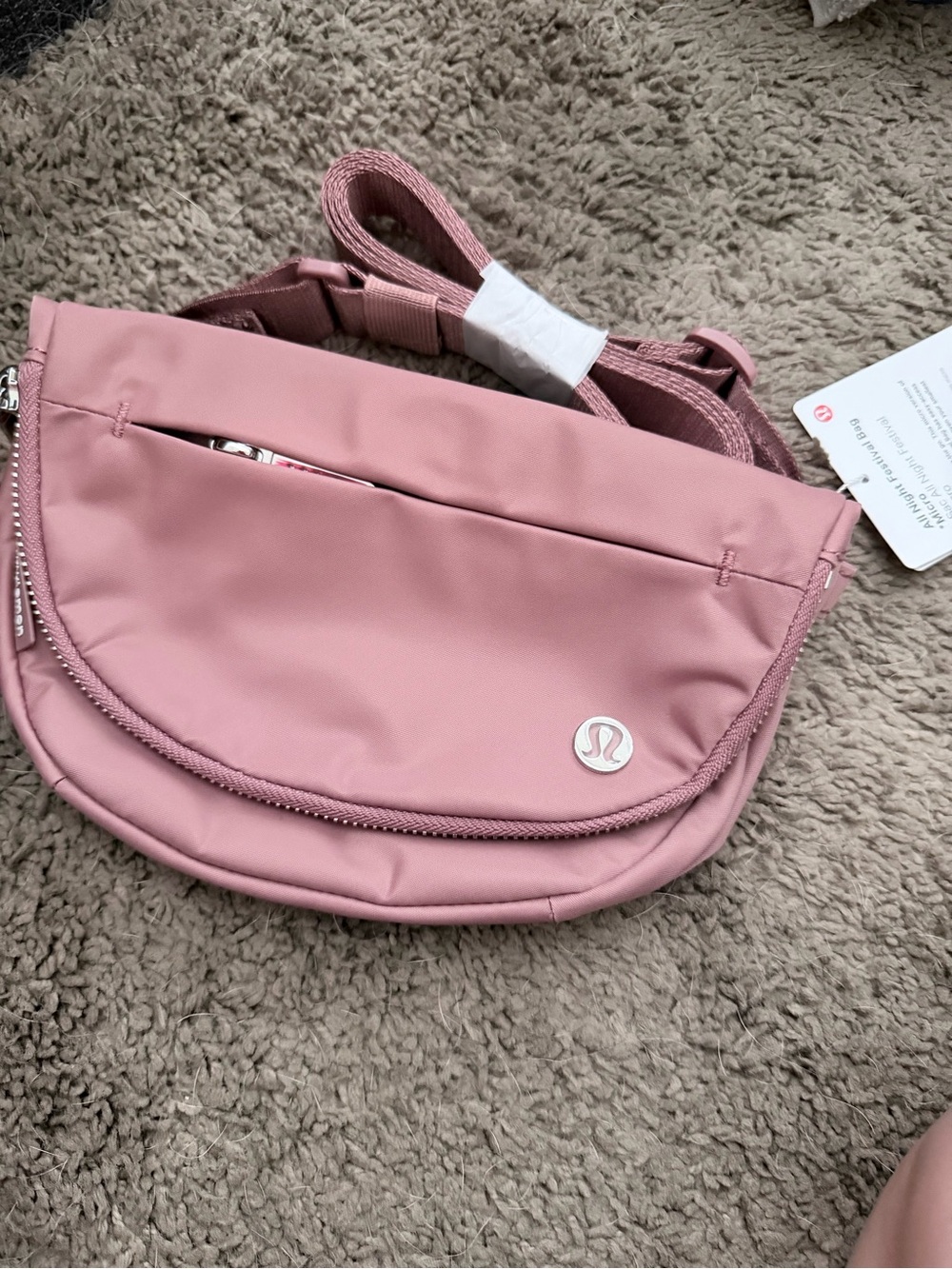 lululemon athletica Rose Pink Crossbody Bag